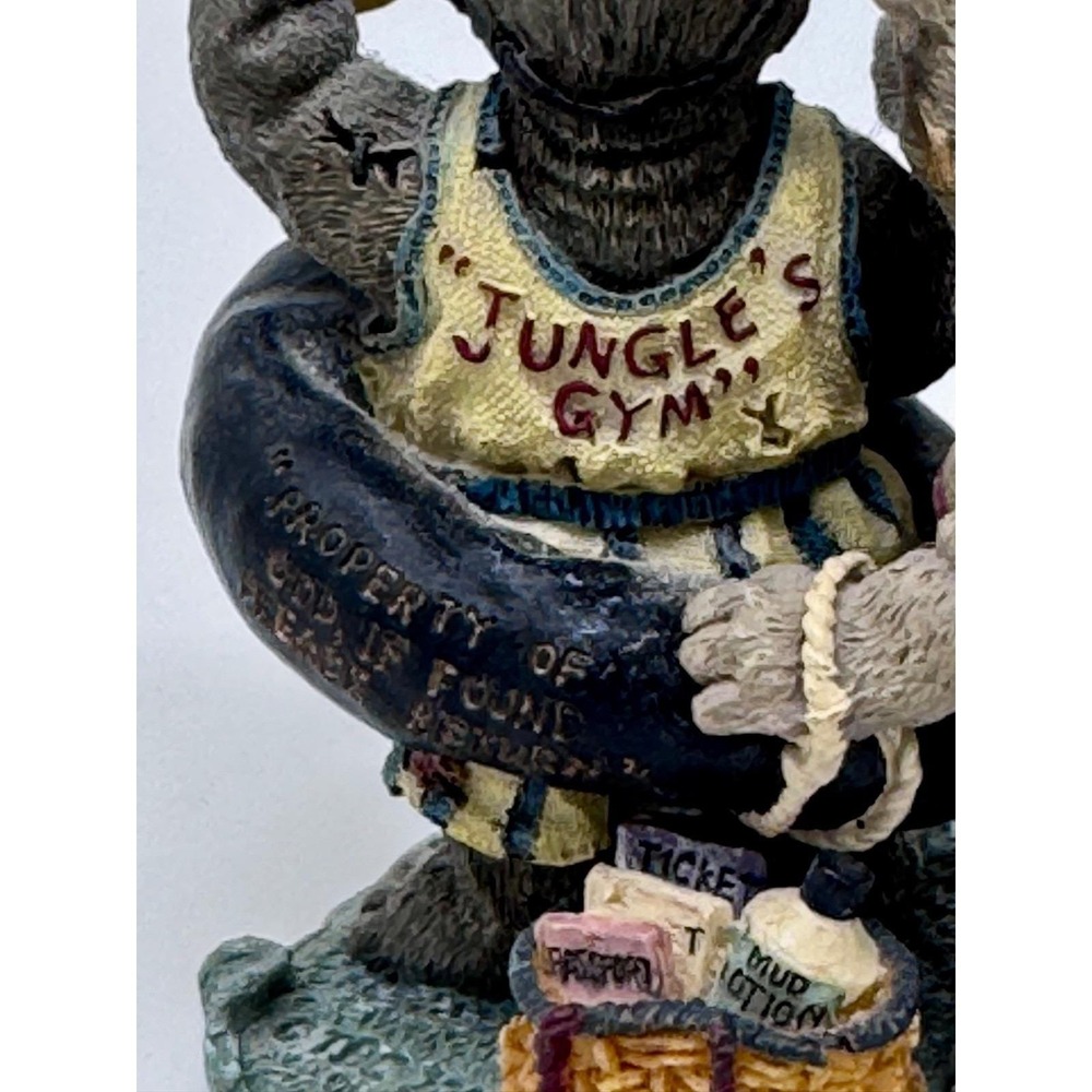 Boyds Bears Hippolita & Hugo D. Nile Noah's Ark Series 3 #2436 Bearstone Figurin - Picture 10 of 13